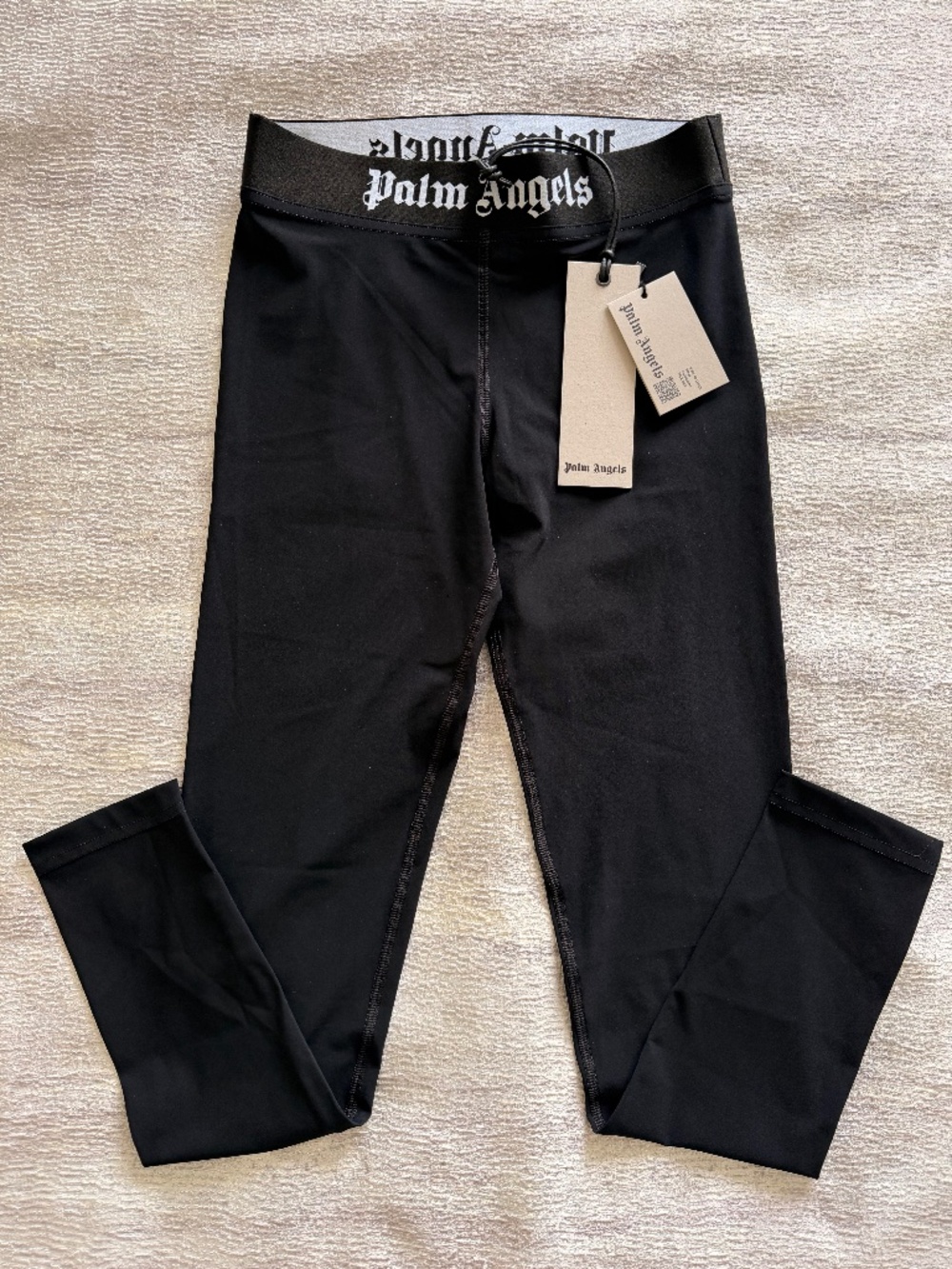 NWT PALM ANGELS Logo Sport Leggings Size S